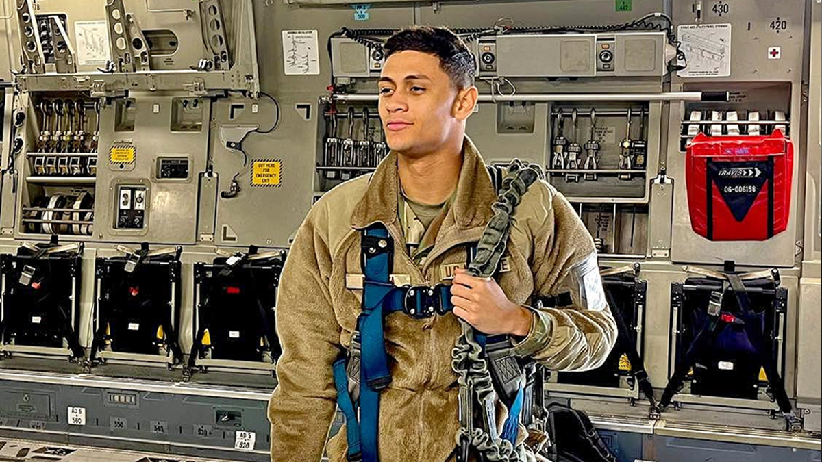 Air Force senior airman Pierce Batista