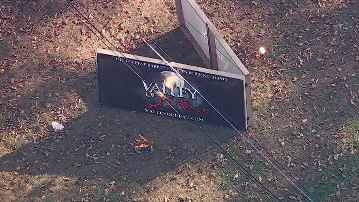 image shows aerial view of attraction